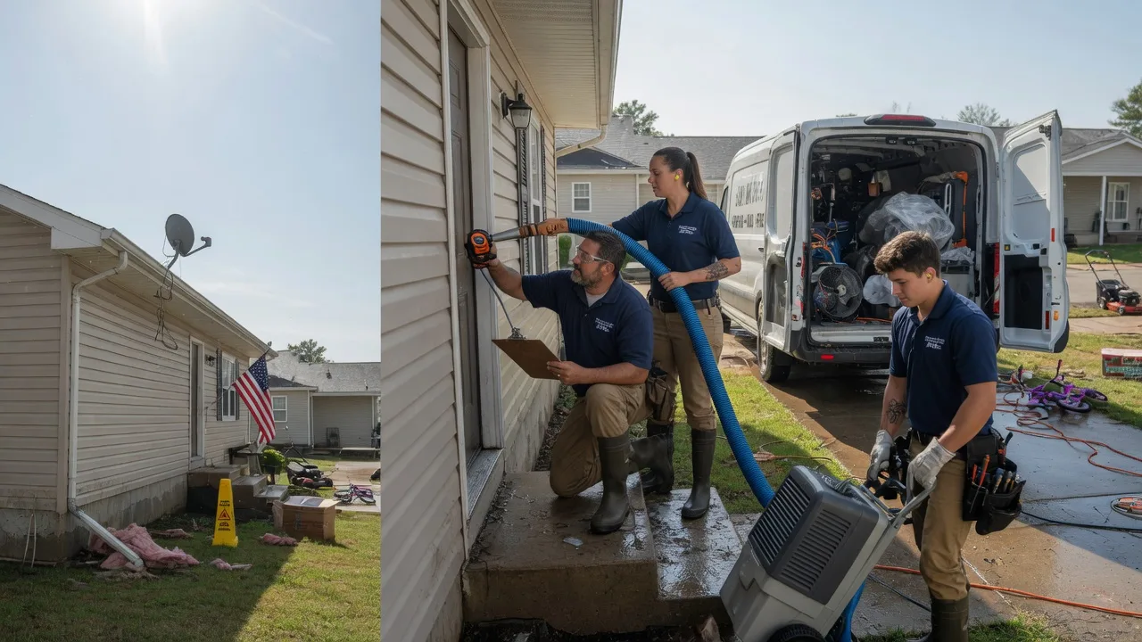 Ceiling Water Damage Restoration in Newburgh, IN near me